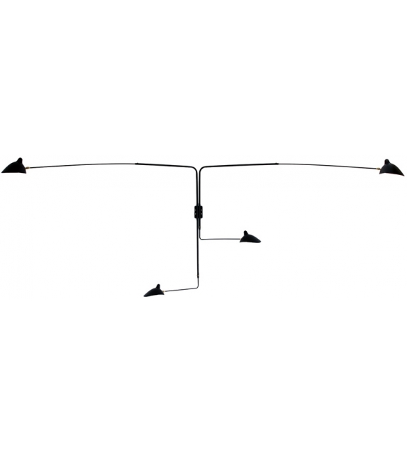 Applique 4 Bras Pivotants Serge Mouille