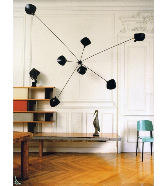 AR7B Serge Mouille Wandleuchte