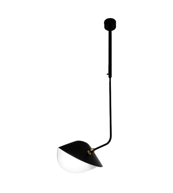 Bibliothèque Serge Mouille Deckenleuchte