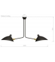 Ceiling Lamp 2 Still Arms Serge Mouille