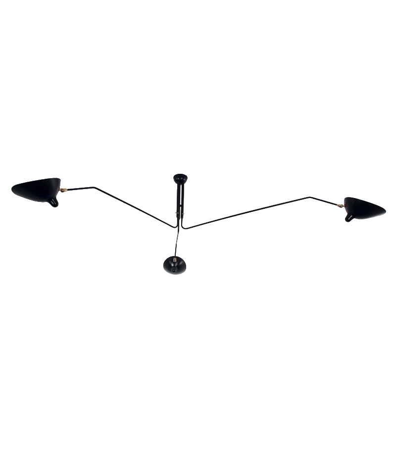 Ceiling Lamp 3 Rotating Arms Serge Mouille