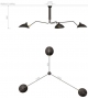 Ceiling Lamp 3 Rotating Arms Serge Mouille