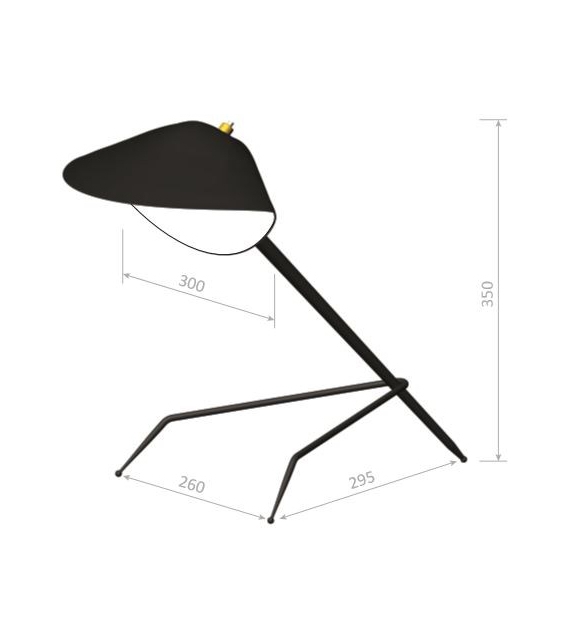 Lampe De Bureau "Tripode" Serge Mouille