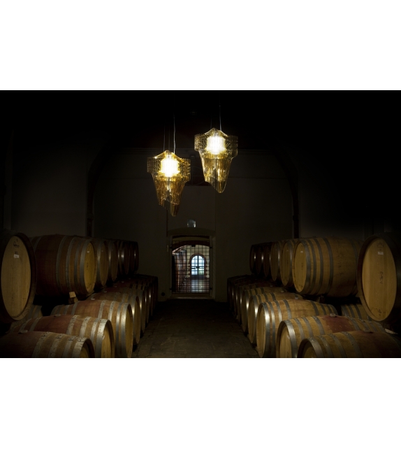 Aria Gold Slamp Lampada a Sospensione