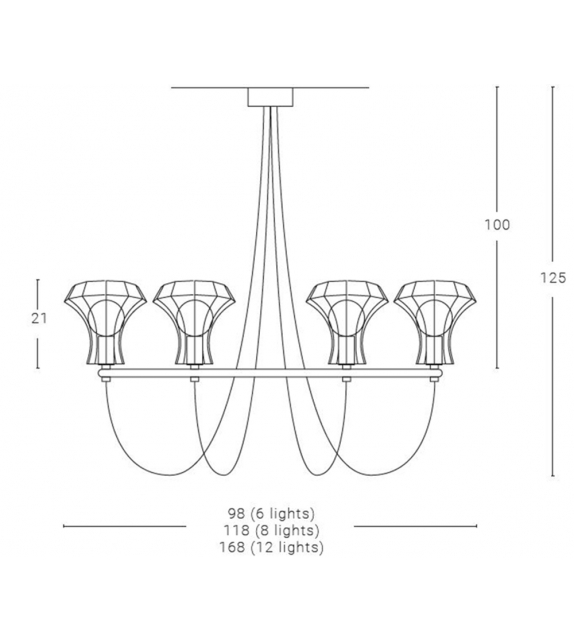 Queen Cage Zava Suspension Lamp