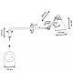 N°203 DCW Éditions-Lampe Gras Wall Lamp