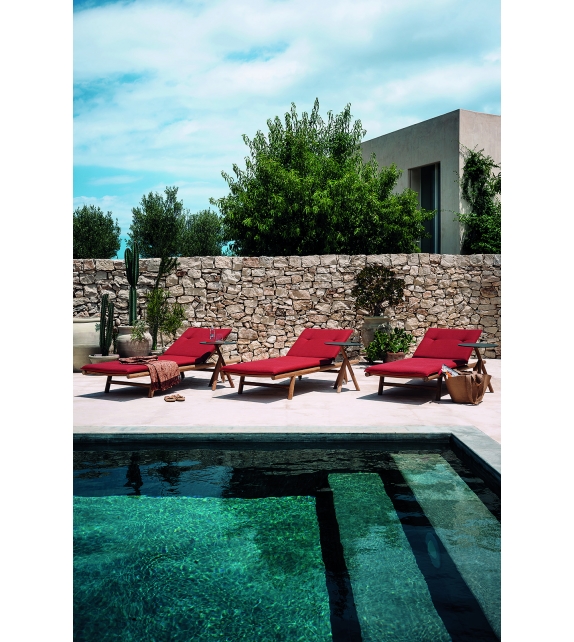 Orson 008 Sunlounger With Cushion Roda
