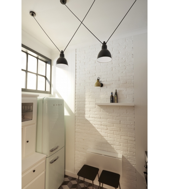 N°323 Round DCW Éditions-Lampe Gras Hängeleuchte