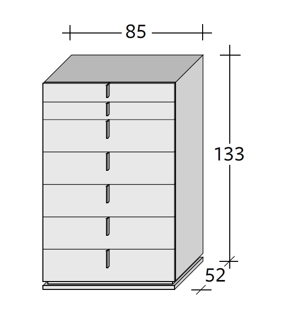 Ari Flou Hemdenkommode