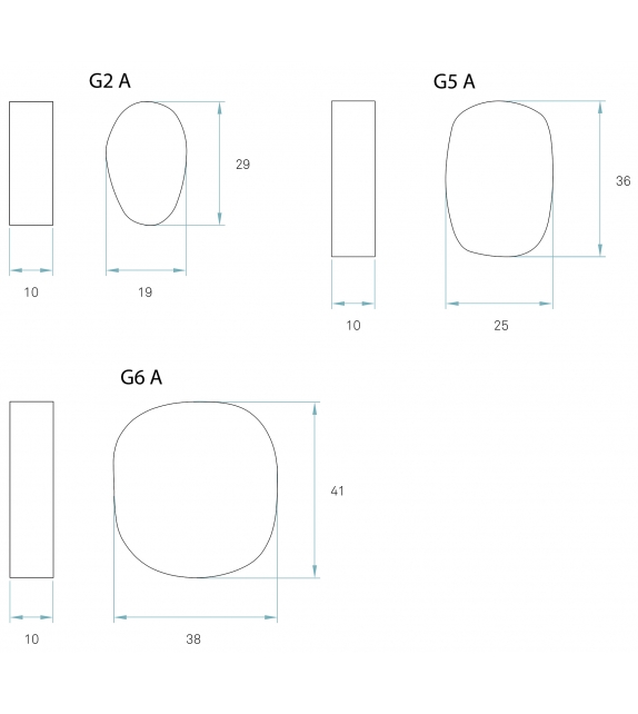 Guijarros LZF Applique/Plafonnier