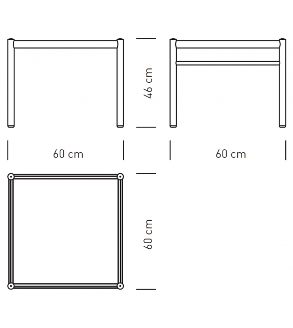 OW449 Colonial Table Carl Hansen & Søn Couchtisch