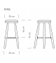 CH56 Carl Hansen & Søn Tabouret Bar
