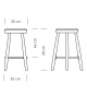 CH58 Carl Hansen & Søn Tabouret Bar