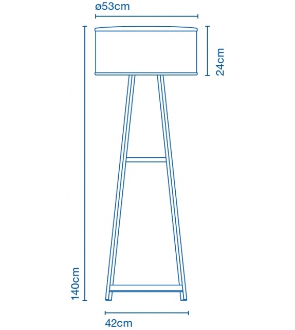 Cala Outdoor Marset Lampadaire