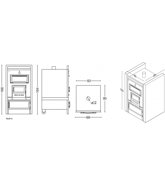 Catania Vulcano Wood Oven