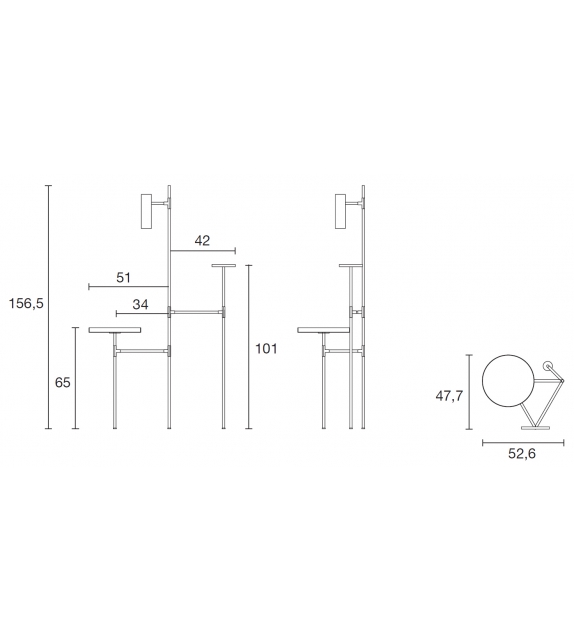 Voilà Ivano Readelli Valet Stand