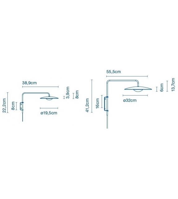 Ginger A Marset Wandleuchte