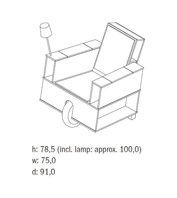 Bookinist Moormann Armchair