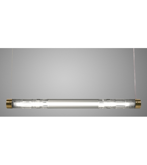 Crystal Tube Light Lee Broom Lampada a Sospensione