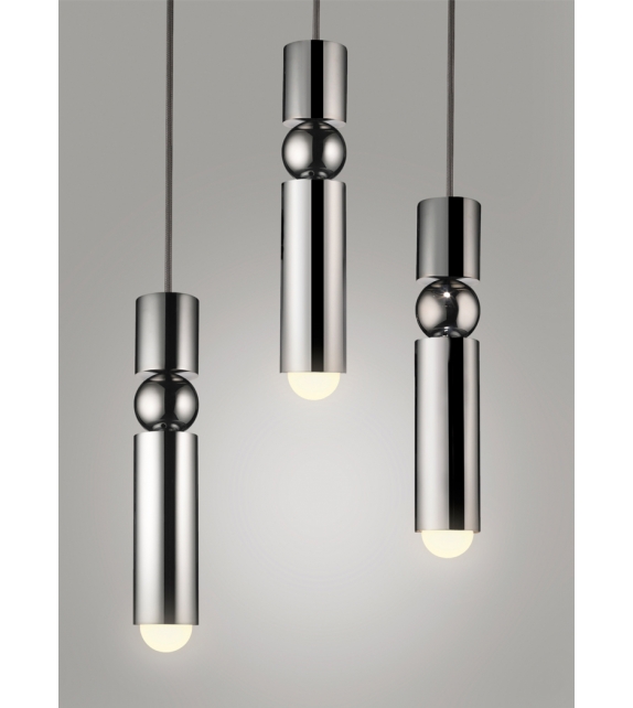 Fulcrum Light Chrome Lee Broom Pendant Lamp