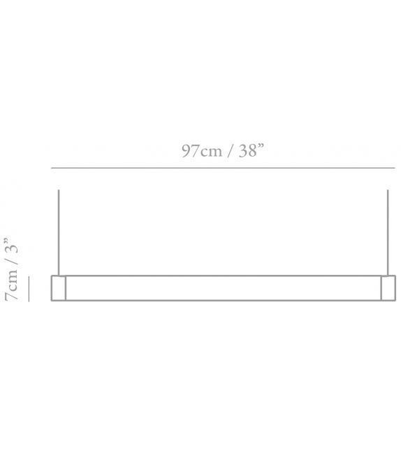 Tube Lee Broom Hängeleuchte