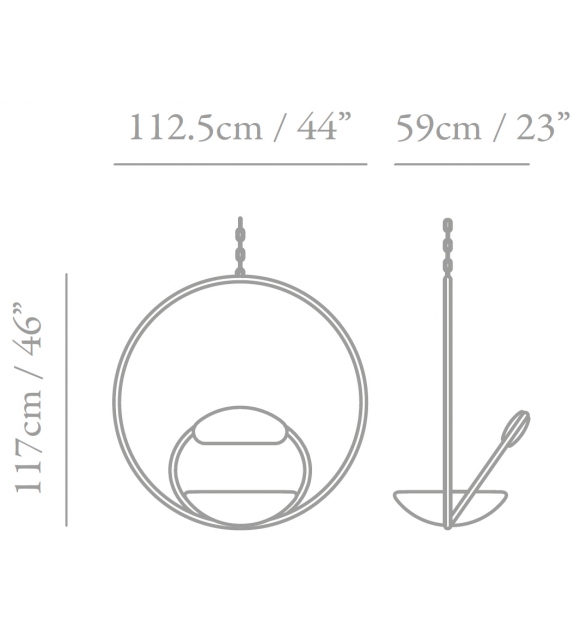 Hanging Hoop Chair Lee Broom Stuhl