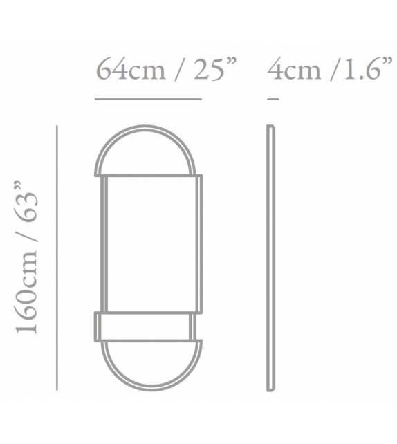 Split Lee Broom Mirror