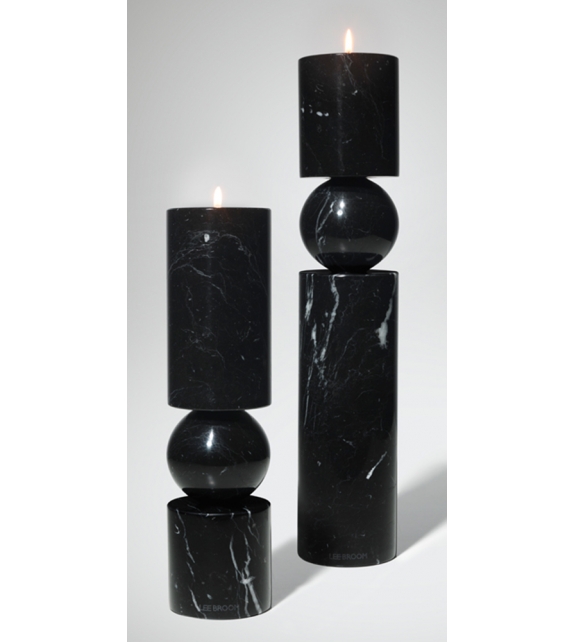 Fulcrum Marble Lee Broom Candle Holder