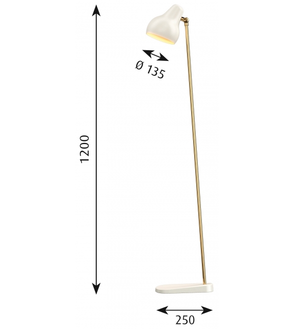 VL38 Louis Poulsen Lampadaire
