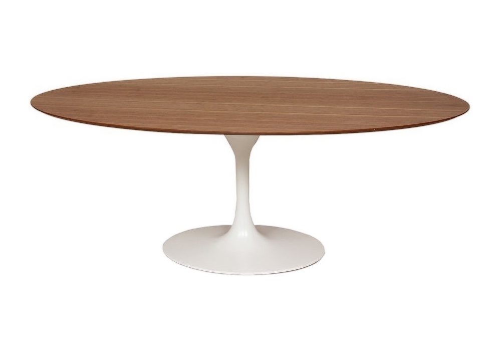 Saarinen Oval Tisch aus Holz Knoll - Milia Shop
