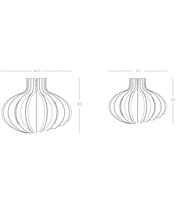 Slices-s Zava Lámpara de Suspensión