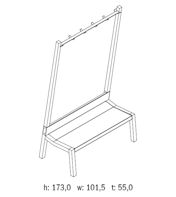 Yak Moormann Banc Portemanteau