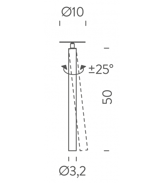 Canna Nuda Metal Nemo Ceiling Lamp