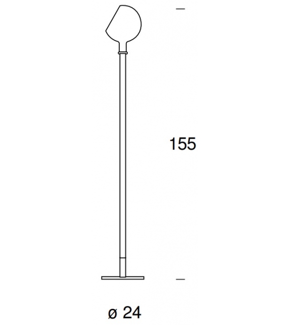 Parola, Parolona Lampadaire Fontana Arte