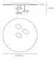 Droplet Artemide Ceiling Lamp