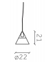 Slope Small Miniforms Suspension Lamps