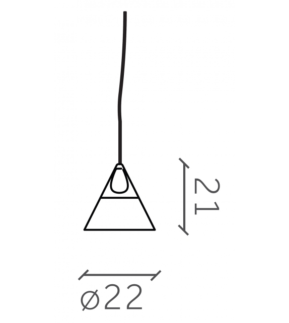Slope Small Miniforms Suspension Lamps