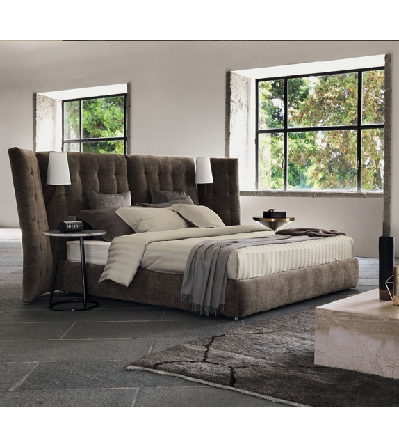 Angle Flou Bett mit Seitenpaneelen