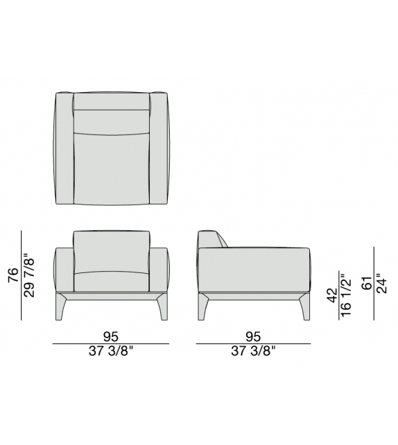 Fellow Porada Fauteuil