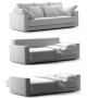 PiazzaDuomo Flou Divano Letto