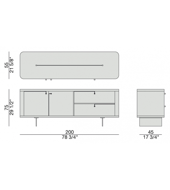 Rondo' Porada Sideboard