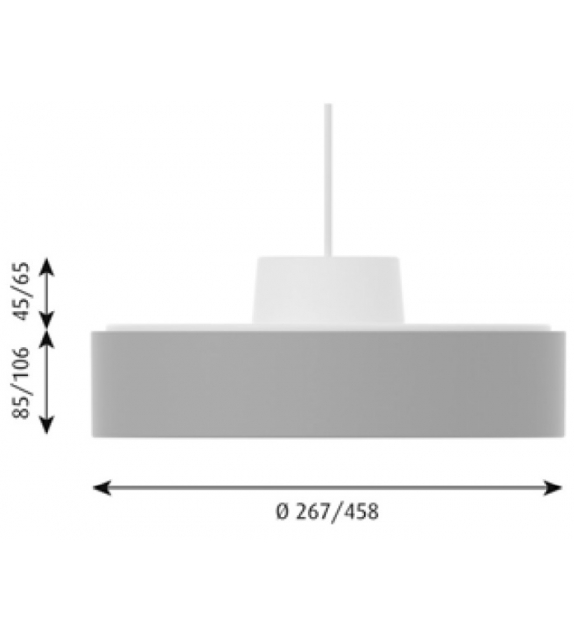 LP Circle Suspended Louis Poulsen Suspension Lamp