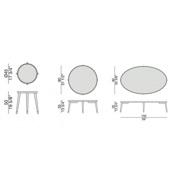 Bignè Porada Table Basse