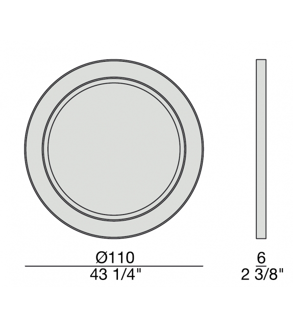 Miss Tondo Porada Mirror