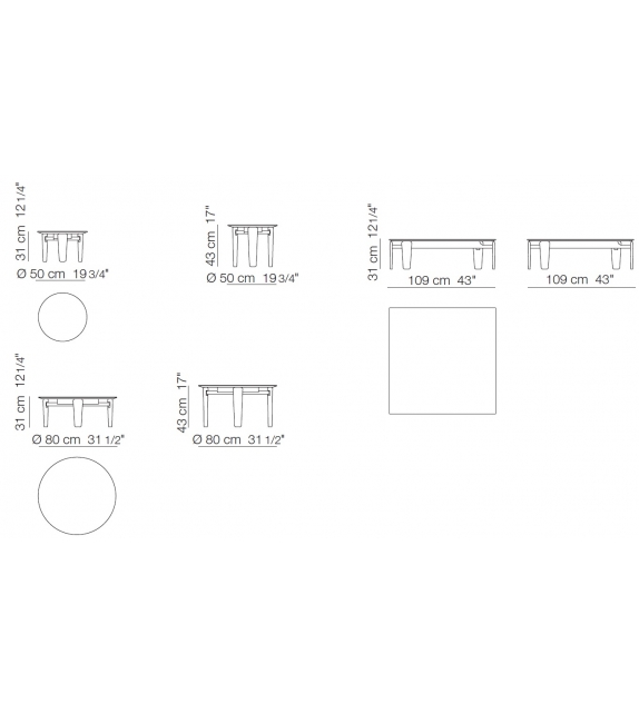 Tablet Arflex Couchtisch