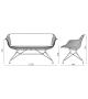 Wire O&D Lounge Sofa