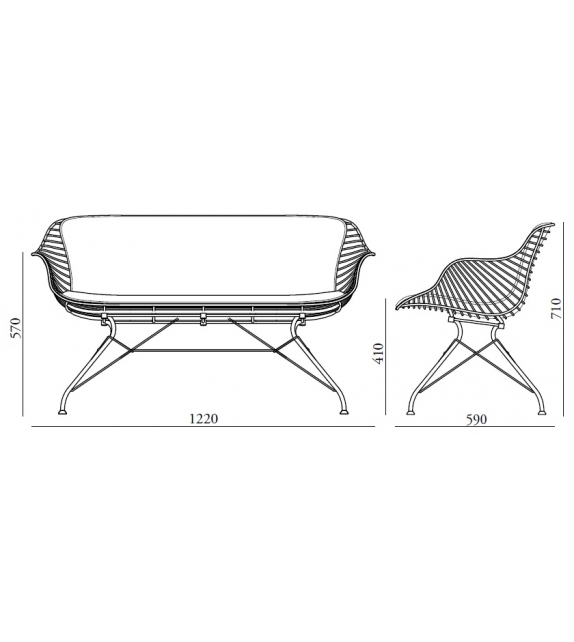 Wire O&D Lounge Sofa