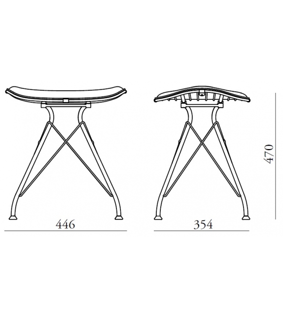 Wire O&D Stool