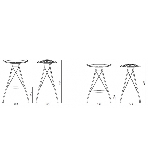 Wire O&D Bar Stool