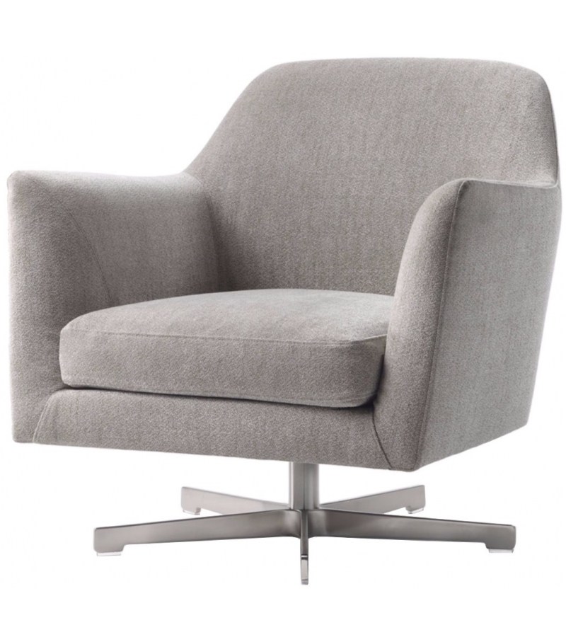 luce flexform swivel armchair